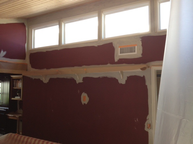 Painting the family room