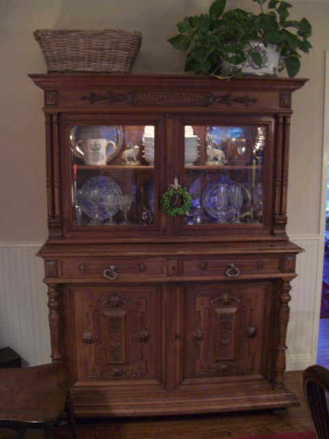 Antique Guild China Cupboard