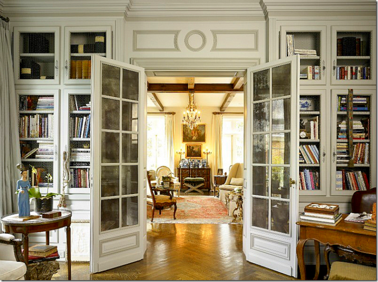 great library via Cote de Texas