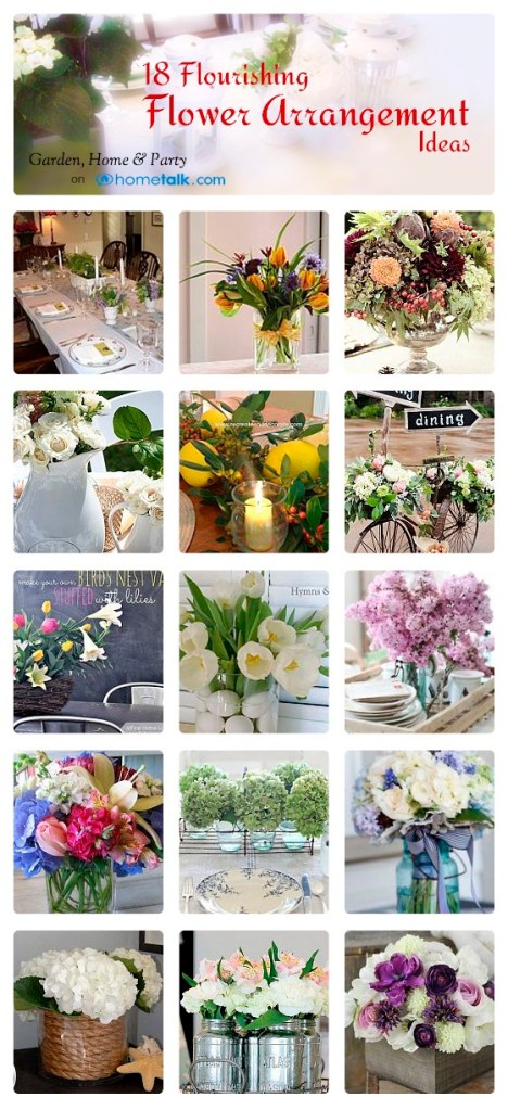 Home Talk Flower Arrangement Ideas