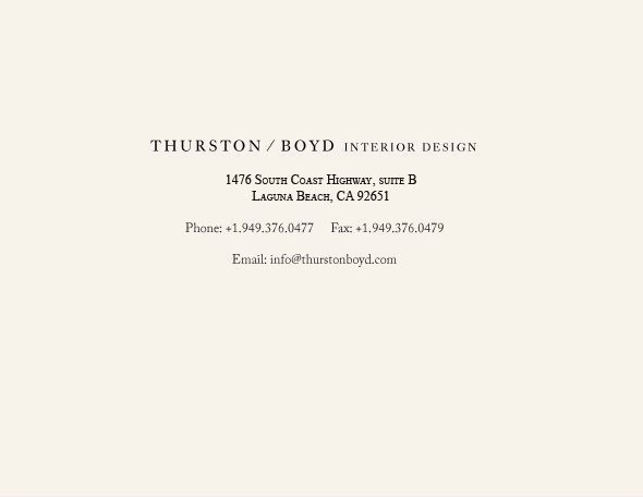 Garden, Home and Party: Thurston / Boyd, revisited