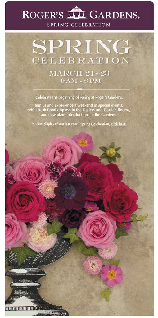 Garden, Home and Party: Celebrating Spring with Rogers