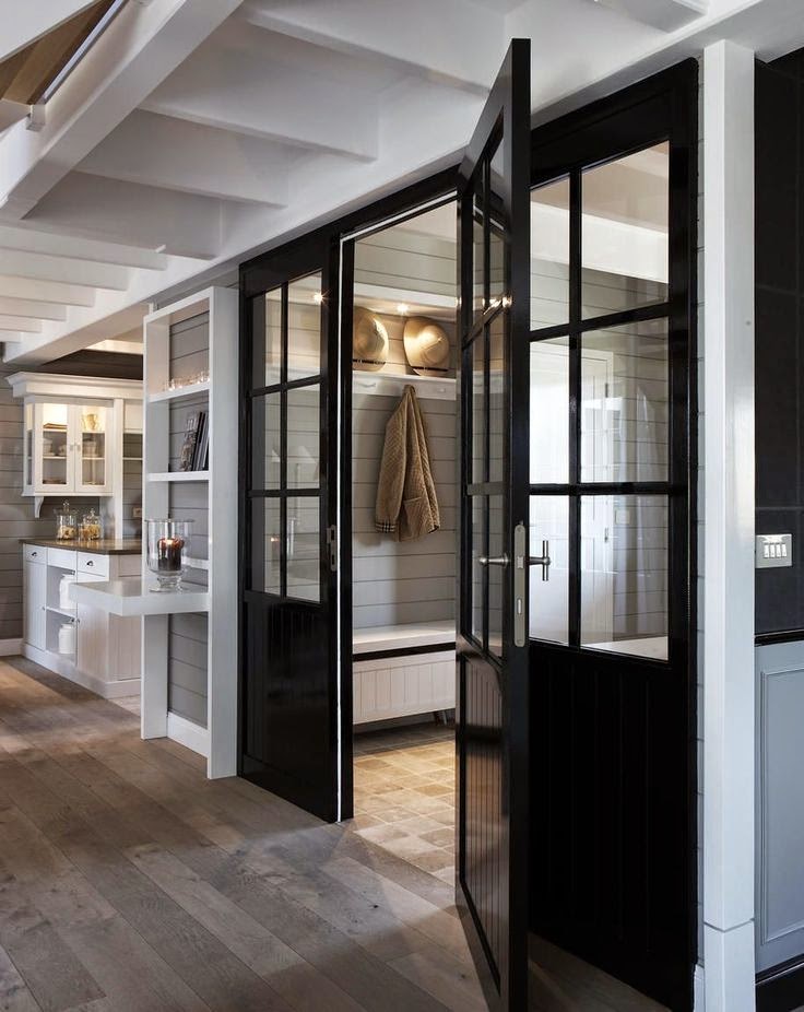 Garden, Home and Party: dark doors and windows