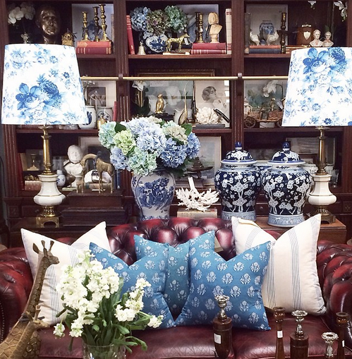 Garden, Home and Party: blue and white, kindness