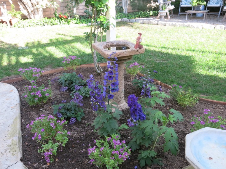 Garden, Home and Party: patio flower bed, finally